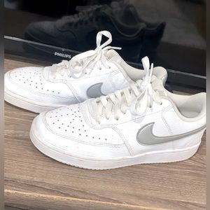Nike Air Force size 7 with silver detail